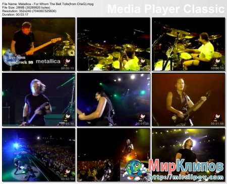 Metallica - For Whom The Bell Tolls (Live)
