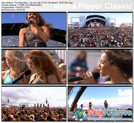 The Saturdays - Up (Live, T4 On The Beach)