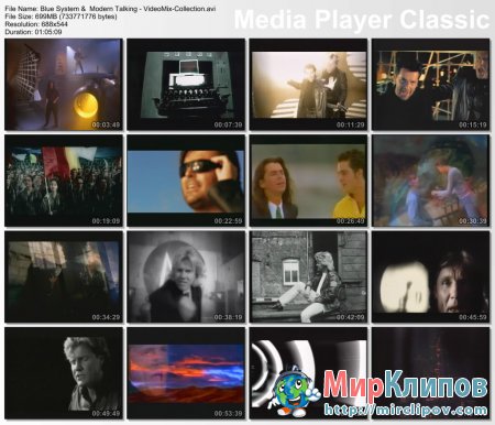 Blue System &  Modern Talking - SuperVideoMix 80's