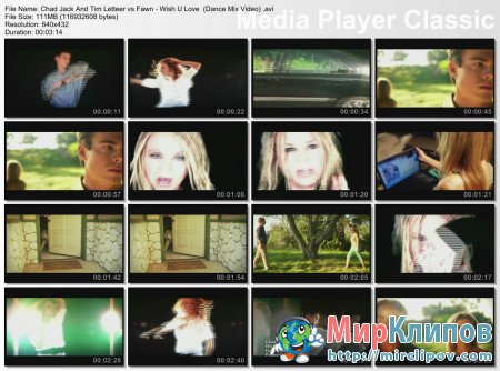 Chad Jack Feat. Tim Letteer vs. Fawn - Wish U Love (Dance Mix Video)