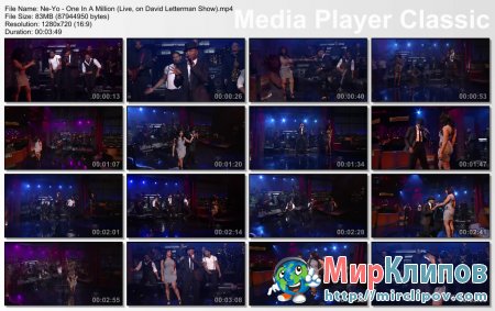 Ne-Yo - One In A Million (Live, David Letterman Show)