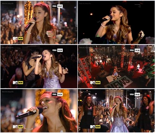 Ariana Grande - The Way & Baby I (Live @ MTV VMA 2013)